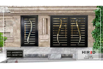 درب پارکینگ ریلی کد 20119 طرح رستا هیراد